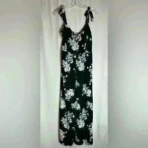 Timing women’s full length jumpsuit , size M with adjustable tie straps